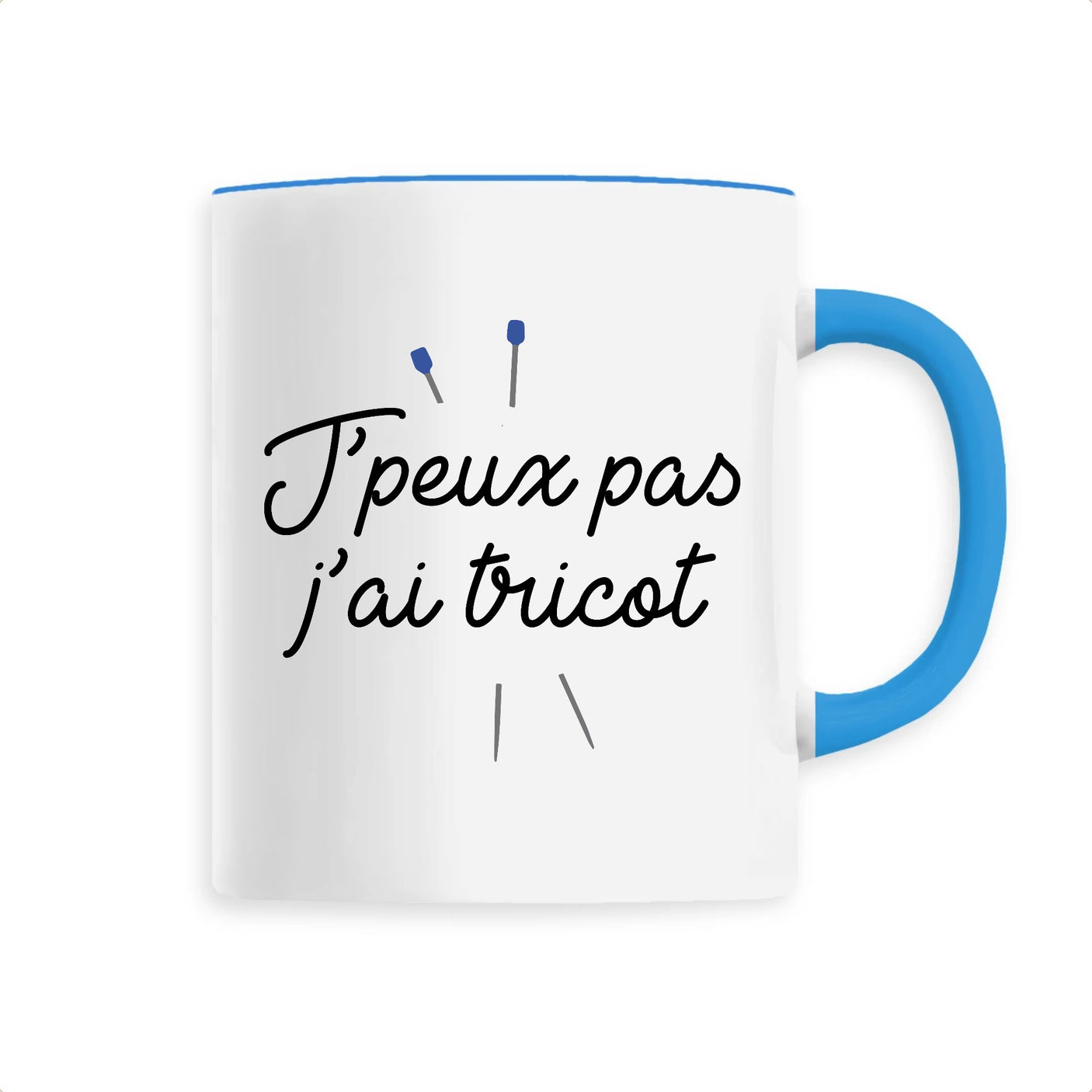 Mug J'peux pas j'ai tricot 