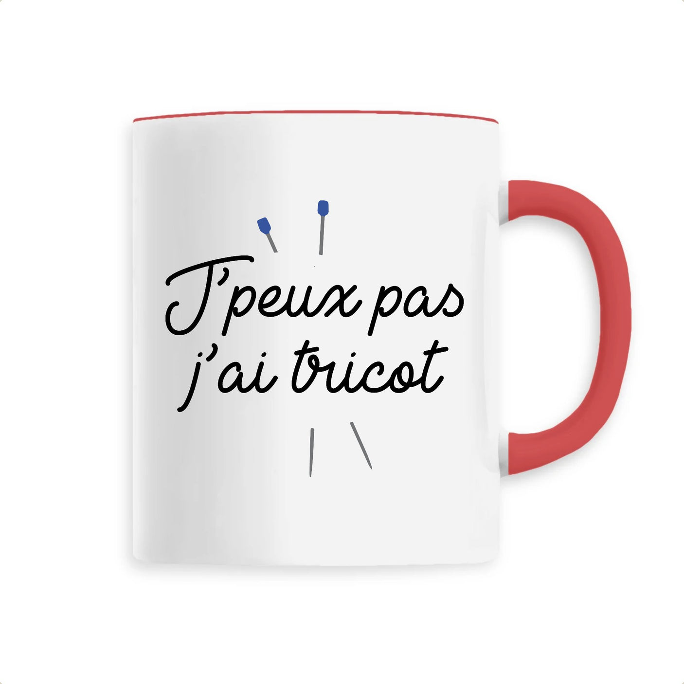 Mug J'peux pas j'ai tricot 