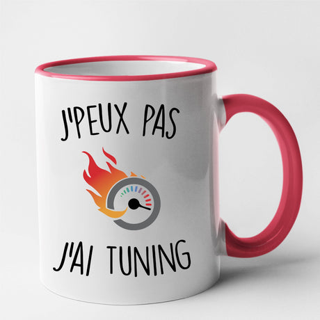 Mug J'peux pas j'ai tuning Rouge