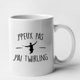 Mug J'peux pas j'ai twirling Blanc