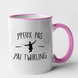 Mug J'peux pas j'ai twirling Rose