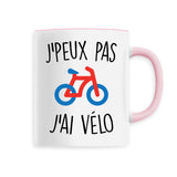 Mug J'peux pas j'ai vélo 