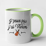 Mug J'peux pas j'ai violon Vert