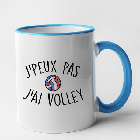 Mug J'peux pas j'ai volley Bleu