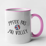 Mug J'peux pas j'ai volley Rose