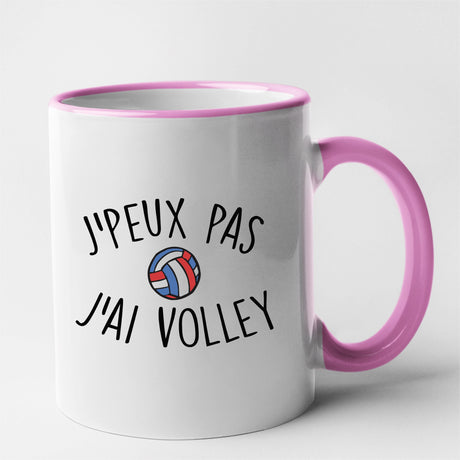 Mug J'peux pas j'ai volley Rose