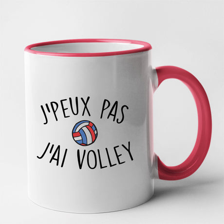 Mug J'peux pas j'ai volley Rouge