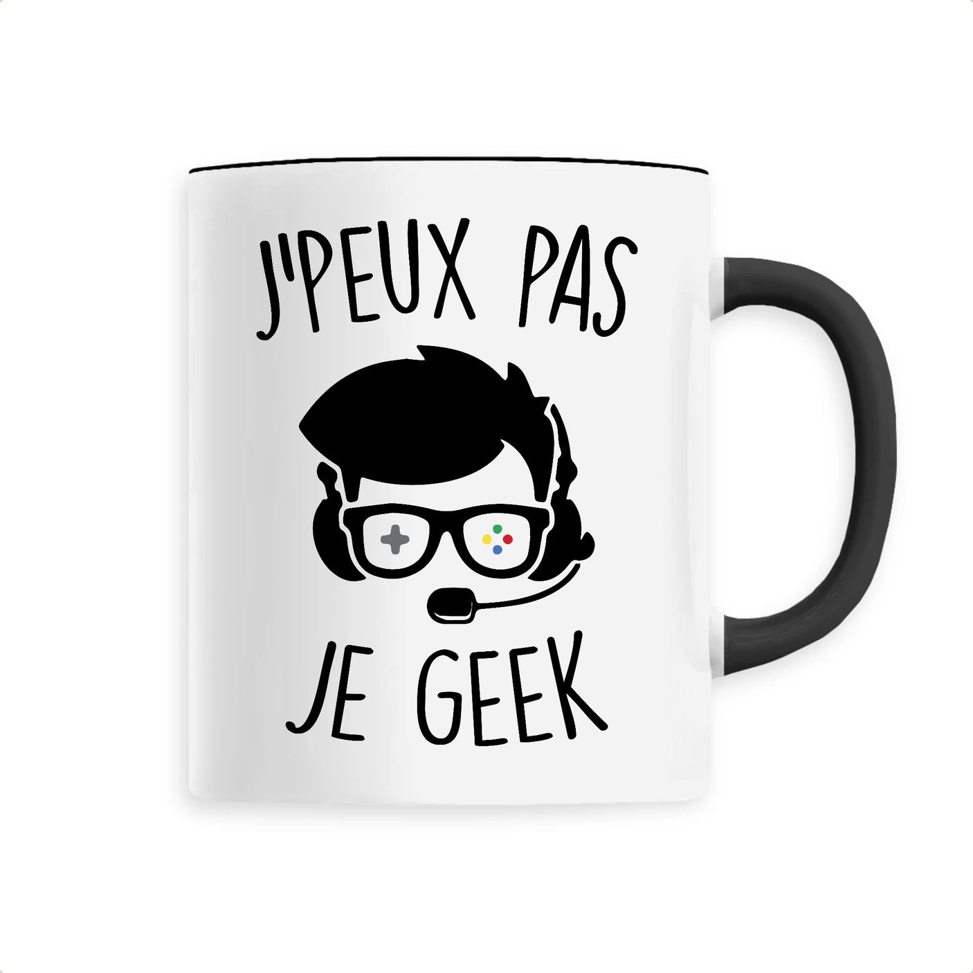 Mug J'peux pas je geek 