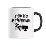 Mug J'peux pas je télétravail 