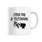 Mug J'peux pas je télétravail 