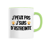 Mug J'peux pas j'suis d'astreinte 