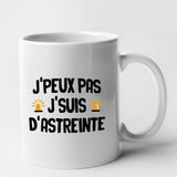 Mug J'peux pas j'suis d'astreinte Blanc