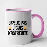 Mug J'peux pas j'suis d'astreinte Rose