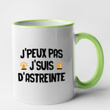 Mug J'peux pas j'suis d'astreinte Vert