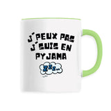 Mug J'peux pas j'suis en pyjama 