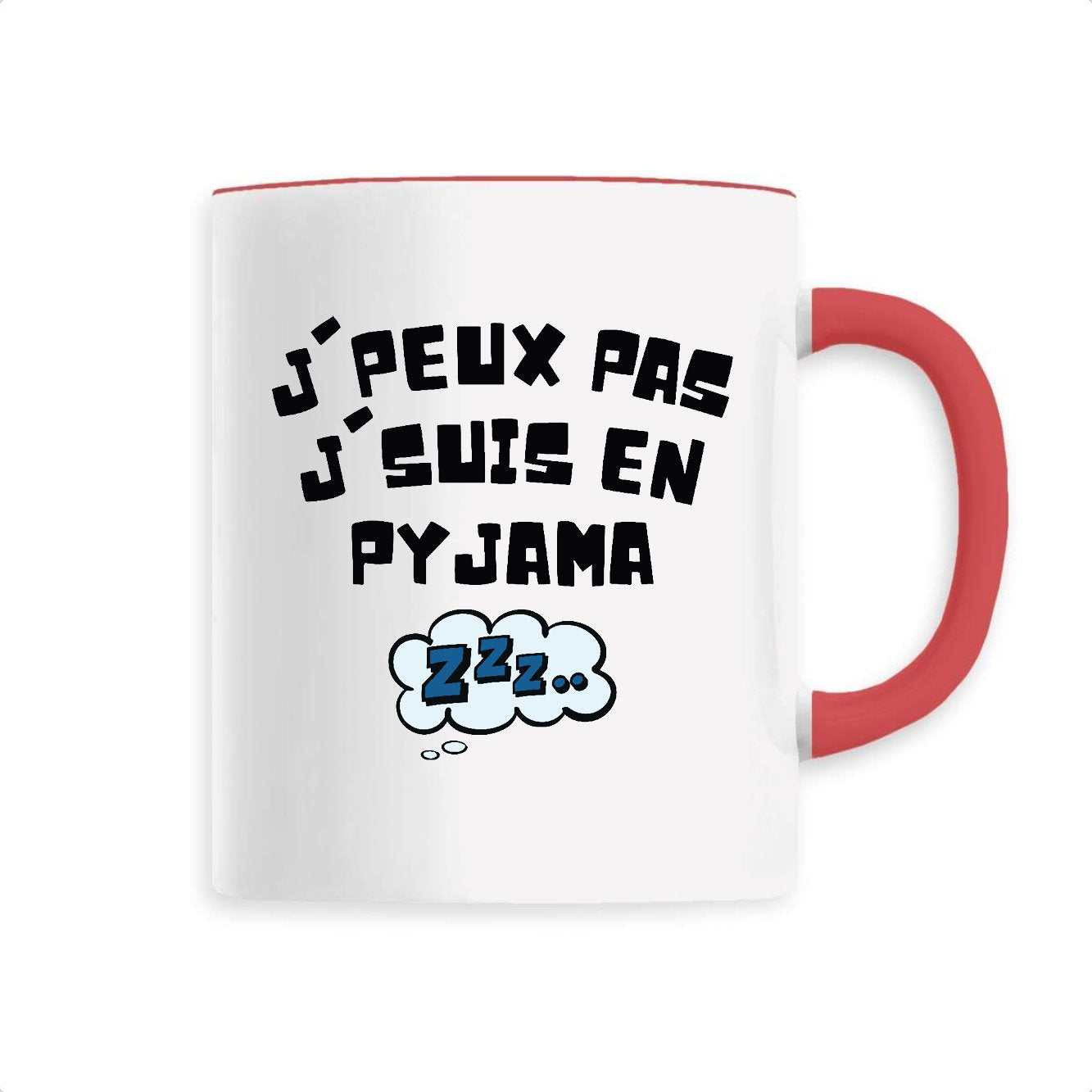 Mug J'peux pas j'suis en pyjama 