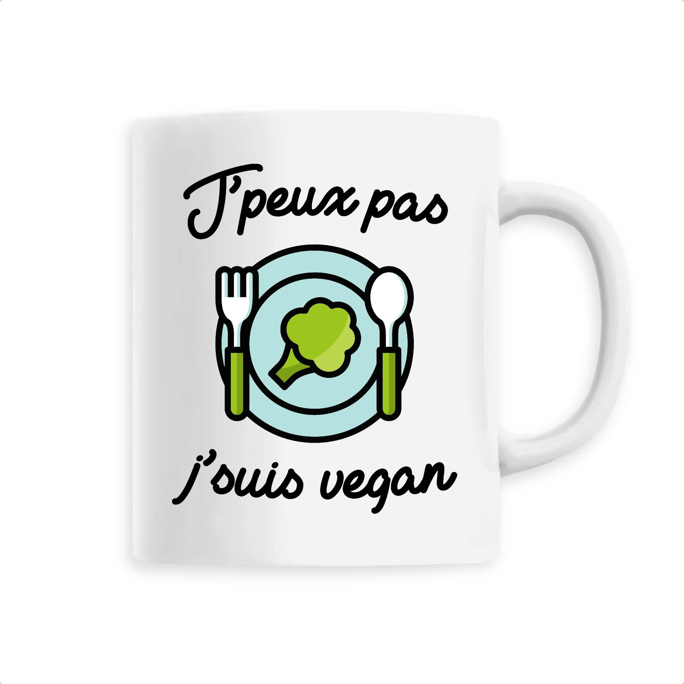 Mug J'peux pas j'suis vegan 