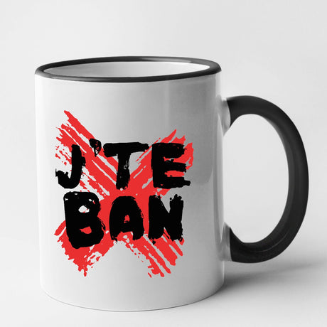 Mug J'te ban Noir