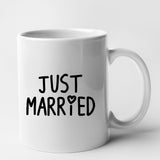 Mug Just married Blanc