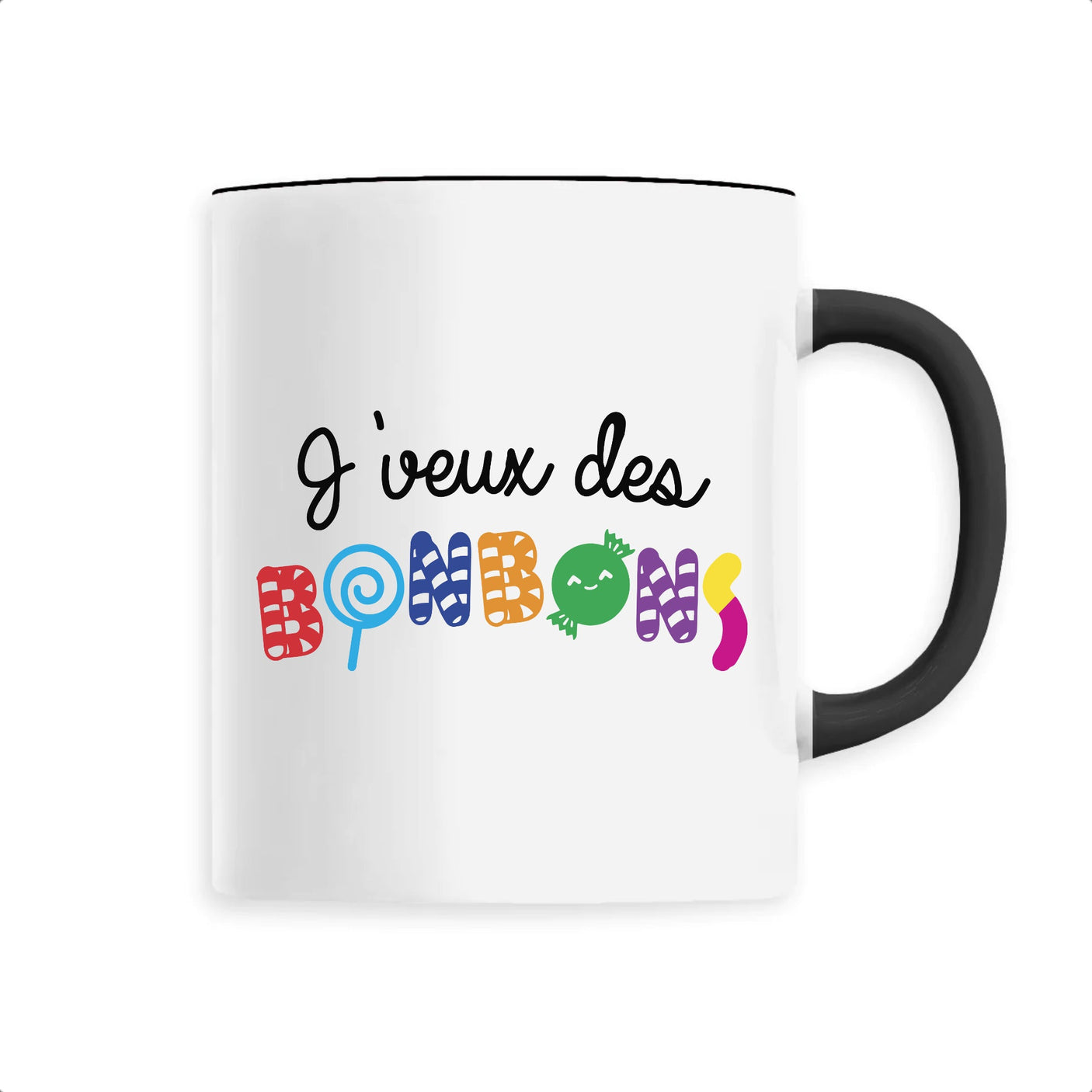 Mug J'veux des bonbons 