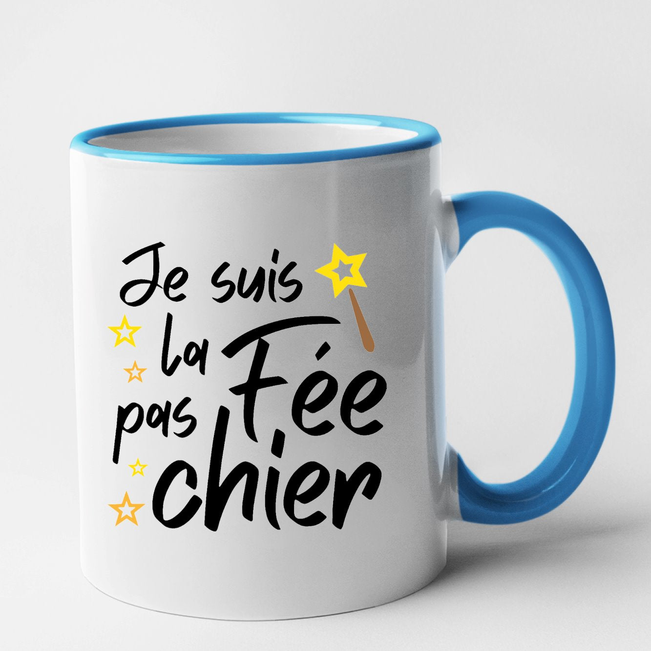 Mug La fée pas chier Bleu