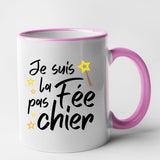 Mug La fée pas chier Rose