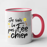 Mug La fée pas chier Rouge