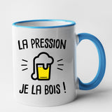 Mug La pression je la bois Bleu