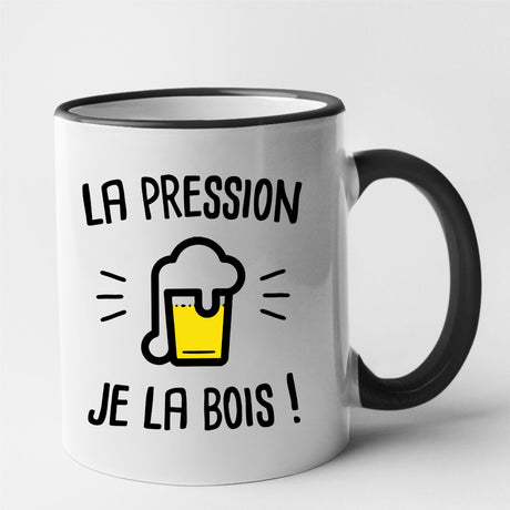 Mug La pression je la bois Noir