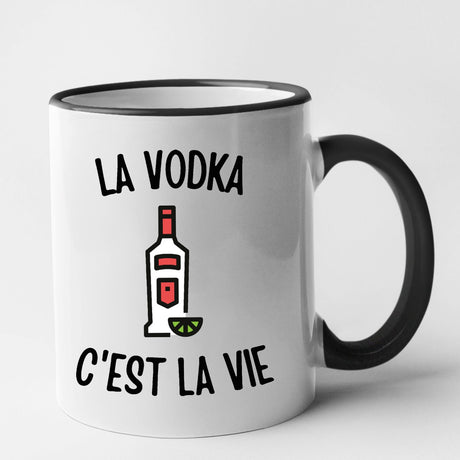 Mug La vodka c'est la vie Noir