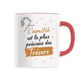 Mug L'amitié le plus précieux des trésors 