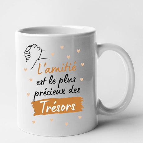 Mug L'amitié le plus précieux des trésors Blanc