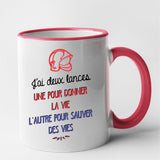 Mug Lance de pompier Rouge