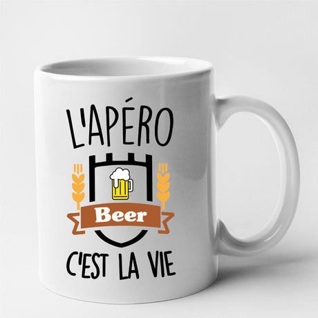 Mug L'apéro c'est la vie Blanc