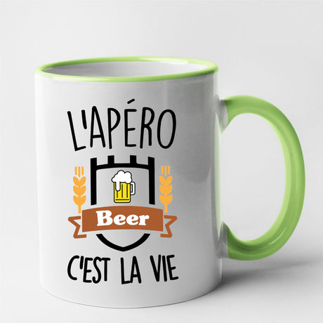 Mug L'apéro c'est la vie Vert