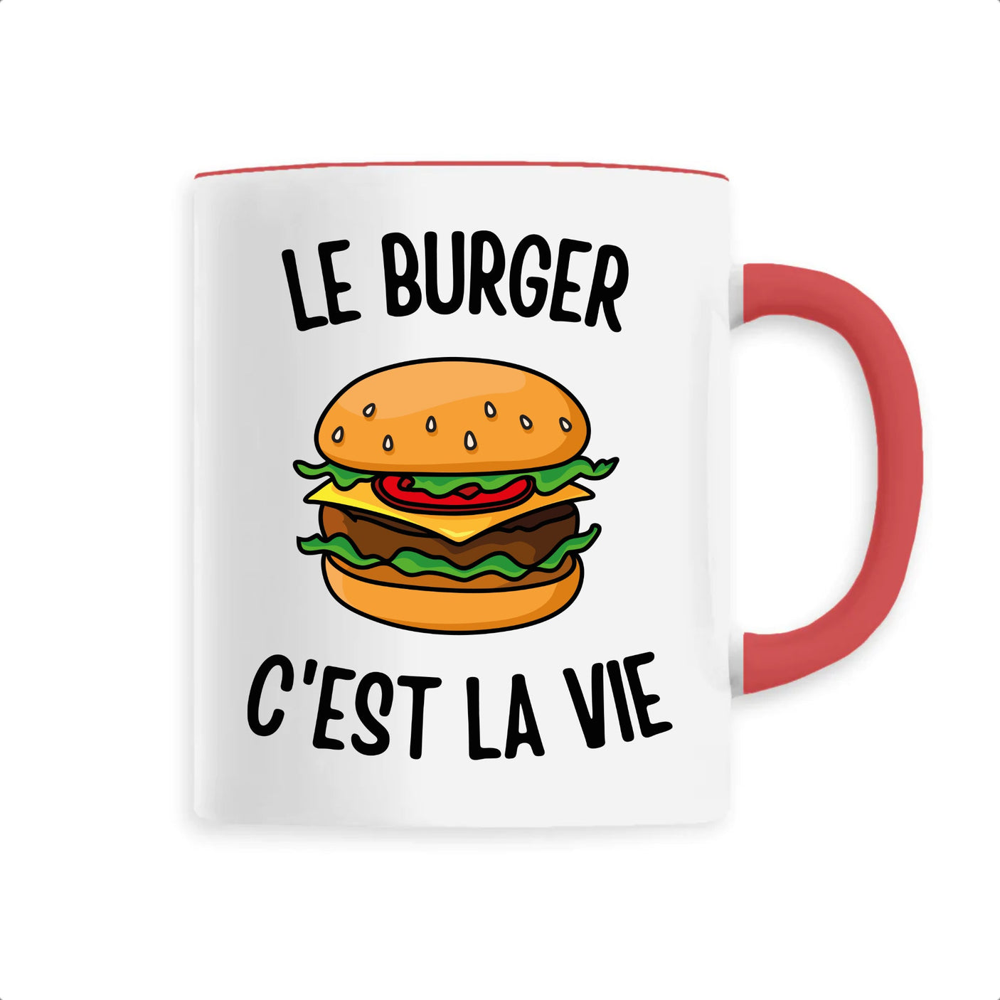 Mug Le burger c'est la vie 