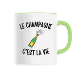 Mug Le champagne c'est la vie 