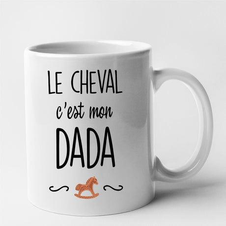 Mug Le cheval c'est mon dada Blanc