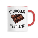 Mug Le chocolat c'est la vie 