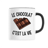 Mug Le chocolat c'est la vie 