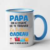 Mug Le meilleur cadeau pour papa Bleu