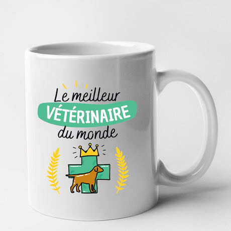 Mug Le meilleur vétérinaire du monde Blanc