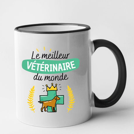 Mug Le meilleur vétérinaire du monde Noir