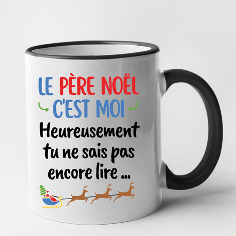 Mug Le Père Noël c'est moi Noir