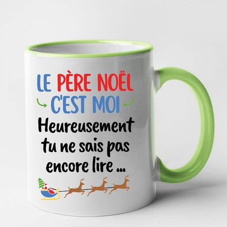 Mug Le Père Noël c'est moi Vert