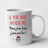 Mug Le père noël n'existe pas Blanc