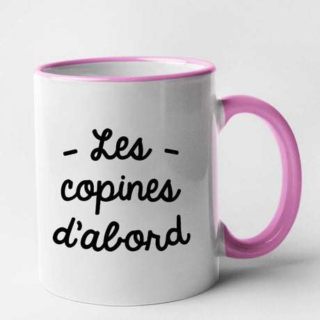 Mug Les copines d'abord Rose