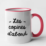 Mug Les copines d'abord Rouge