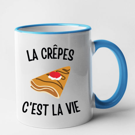 Mug Les crêpes c'est la vie Bleu