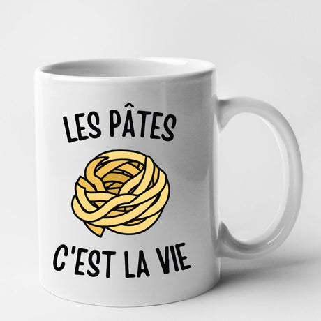 Mug Les pâtes c'est la vie Blanc